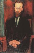 Amedeo Modigliani Comte Wielhorski (mk38) oil painting on canvas